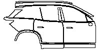 NIO ES8 Exterior 2018 - (right) Door+Side Skirt+Rear Fender