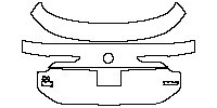 NIO EC6 Exterior 2020 - Trunk Lid (With ''蔚来''''EC6''''江淮汽车''model emblem)