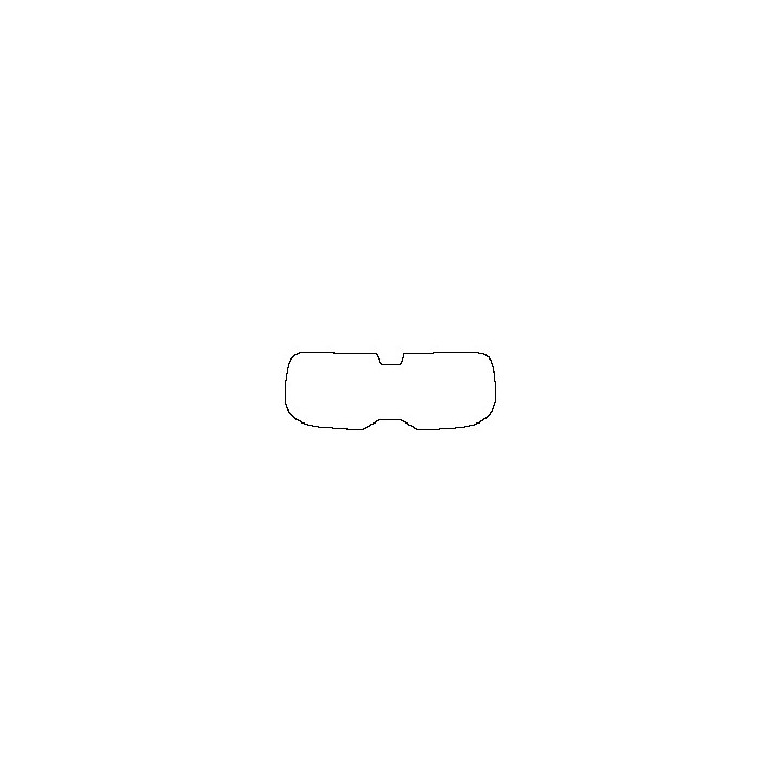 Subaru Ascent (US) Window 2019 - Rear Window (Edge ends at the inner side of dotted area)