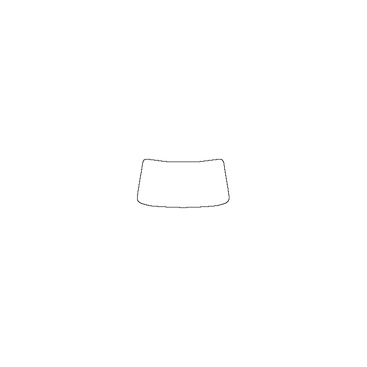 Subaru Ascent (US) Window 2019 - Windshield (inside) (without mirror and dotted area cutout, Edge exceeds the innder side of bla