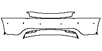 Tesla Model S Base 2012 - Rear Bumper