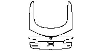 Tesla Model S Base 2012 - Trunk Lid (with Model S and 90D emblem)