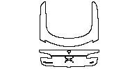 Tesla Model S Base 2012 - Trunk Lid (with Model S and P85 emblem, with spoiler space.)