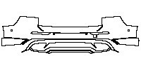 Volvo V60 R-Design 2014 - Rear Bumper