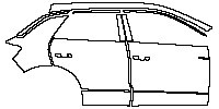 Volkswagen T-Roc (EU) Exterior 2018 - (right) Door+Side Skirt+Rear Fender