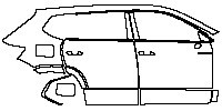 Volkswagen Tharu Exterior 2019 - (right) Door+Side Skirt+Rear Fender (no painted wheel brow)