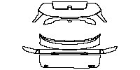 Voyah Free Exterior 2021 - Trunk Lid (with ''岚图'', ''FREE'' emblems)