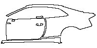 Audi A5 A5 Coupe 2017 - (left) Door+Rear Fender+Side Skirt