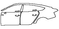 (left) Door+B Pillar+Rear Fender