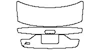 Audi A3 Sedan 2014 - Trunk Lid (with A3 emblem)
