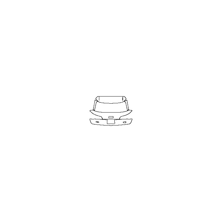 Audi Q5 Standard Wheelbase 2009 - Trunk Lid (with Q5 and 2.0T quattro emblem)