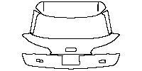 Audi Q5 Standard Wheelbase 2009 - Trunk Lid (with Q5 and 2.0T quattro emblem)