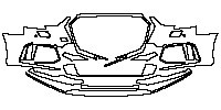 Audi A3 Sedan 2018 - Bumper