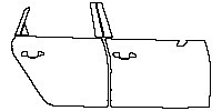 Audi A6 A6 Allroad 2016 - (right) Door+BC Pillar