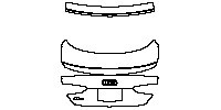 Audi A5 RS5 Sportback 2019 - Trunk Lid (with RS5 emblem)