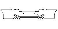 BMW 5 Series Sedan 2011 - Rear Bumper