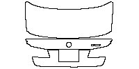 BMW 5 Series Sedan 2011 - Trunk Lid (with 52X/53X emble)