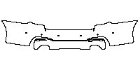 BMW 5 Series Sedan 2018 - Rear Bumper