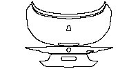 BMW 4 Series Convertible 2014 - Trunk Lid (with antenna hole, with M4 emblem.)