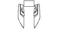BMW 5 Series Sedan 2011 - (rear) Armrest (with seat adjustment, with front seat adjustment button on the right side.)