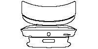 BMW 2 Series M2 CS 2020 - Trunk Lid (with''M2CS''word mark)