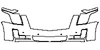 Cadillac Escalade ESV 2015 - Bumper+Headlamp (without liscense trim)