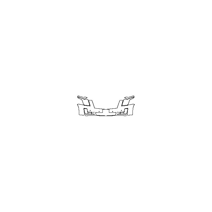 Cadillac Escalade ESV 2015 - Bumper+Headlamp (with liscense trim)