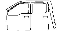 Ford F-150 Raptor 2017 - (left) Door+B-pillar