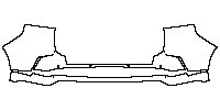 Ford EDGE ST-line 2020 - Rear Bumper