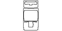 Ford EDGE Interior 2020 - (rear) Air Vent (Suitable for high configuration version with a charging socket)