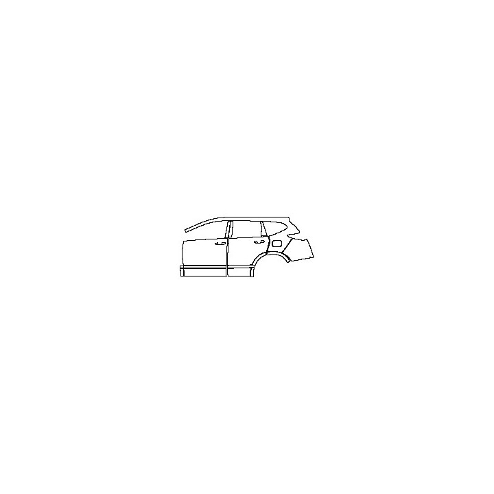 Honda Breeze Exterior 2019 - (left)Door+BC Pillar+Rear Fender+Side Skirt