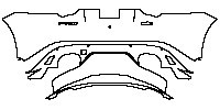 Jaguar F-Type R 2018 - Rear Bumper (with ''F-TYPE'' ''R'' model emblem)