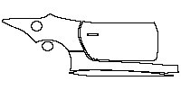 Jaguar F-Type R 2018 - (right) Door+Rear Fender+Side Skirt
