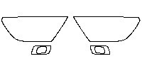Lincoln Continental Interior 2017 - (rear) Door Trim (without seat adjustment, without massage function)