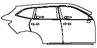 Haval H6 Exterior 2021 - (right) Door+Rear Fender+Side Skirt
