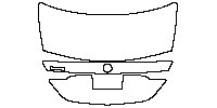 Mercedes-Benz S Class Sedan 2014 - Trunk Lid (with SXX0 emblem)