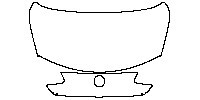 Mercedes-Benz S Class Coupe 2015 - Trunk Lid (without model emblem)