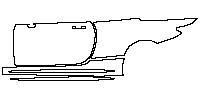 Mercedes-Benz S Class Cabriolet 2017 - (left)Door+Side Skirt+Rear Fender