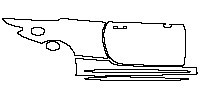Mercedes-Benz S Class Cabriolet 2017 - (right)Door+Side Skirt+Rear Fender