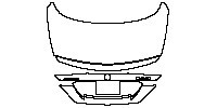Mercedes-Benz SLC Exterior 2016 - Trunk Lid (with Spoiler,with ''AMG'' ''SLC 43'' emblem)