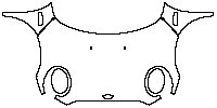 MINI MINI Convertible Cooper 2016 - Hood+Fender+Headlamp (without air intake)