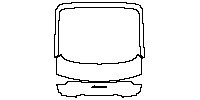 Porsche Panamera Sedan 2010 - Trunk Lid (with ''Panamera'' emblem)