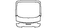 Porsche Panamera Sedan 2017 - Trunk Lid (with Panamera 4 emblem)