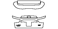 Subaru XV Exterior 2018 - Trunk Lid (With “Subaru”“AWD”“XV” word mark)