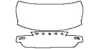 Volvo S90 Extended Wheelbase 2017 - Trunk Lid (with S90 and T6 Inscription emble)