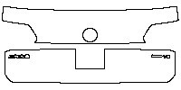 Volkswagen Teramont Exterior 2017 - Trunk Lid (with 上海大众 and 530 V6 emblem)