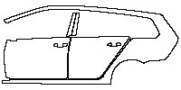 (left) Door+B Pillar+Rear Fender