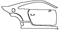 (right) Door+Rear Fender+Side Skirt