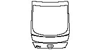 Audi TT TTS Coupe 2016 - Trunk Lid (with TTS emblem)