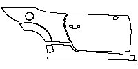 Audi TT TTS Roadster 2016 - (right) Door+Rear Fender+Side Skirt